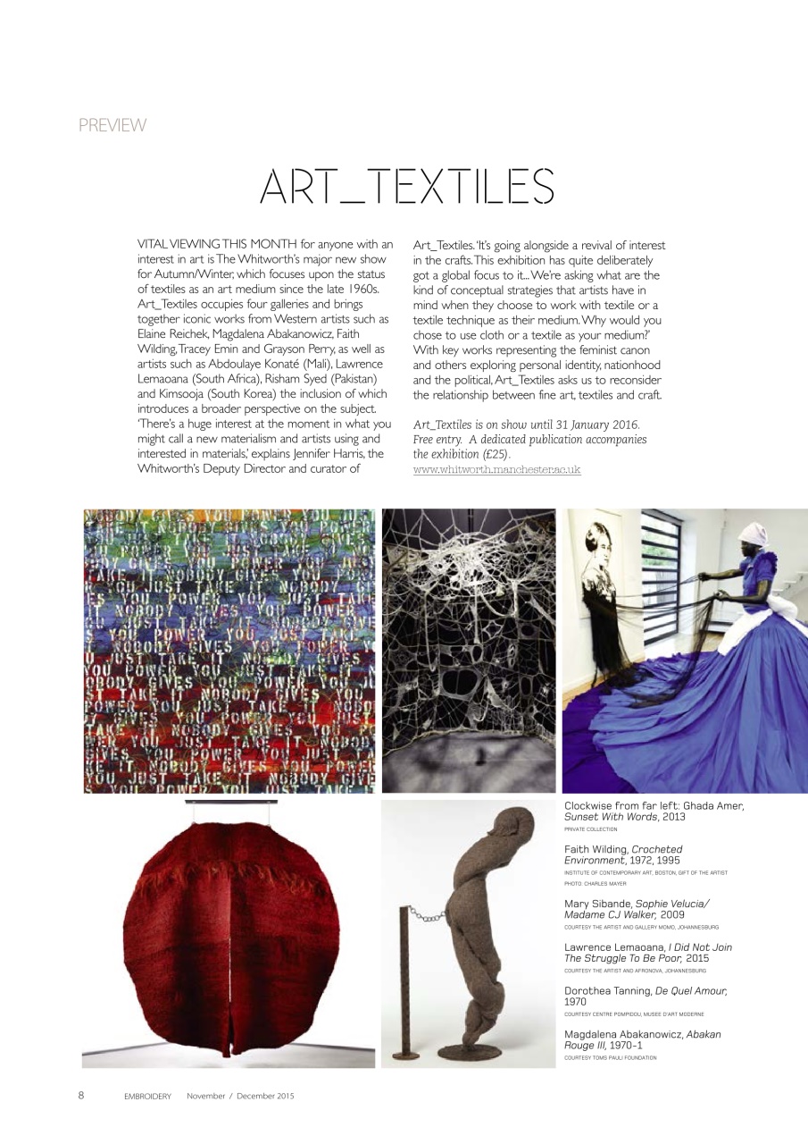 Embroidery Magazine Preview Pages