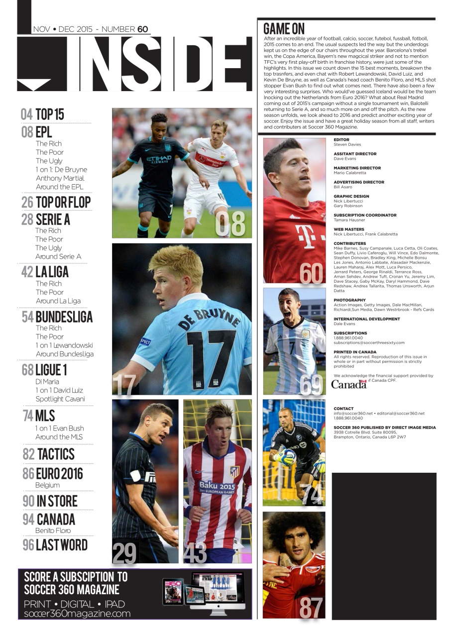 Soccer 360 Preview Pages