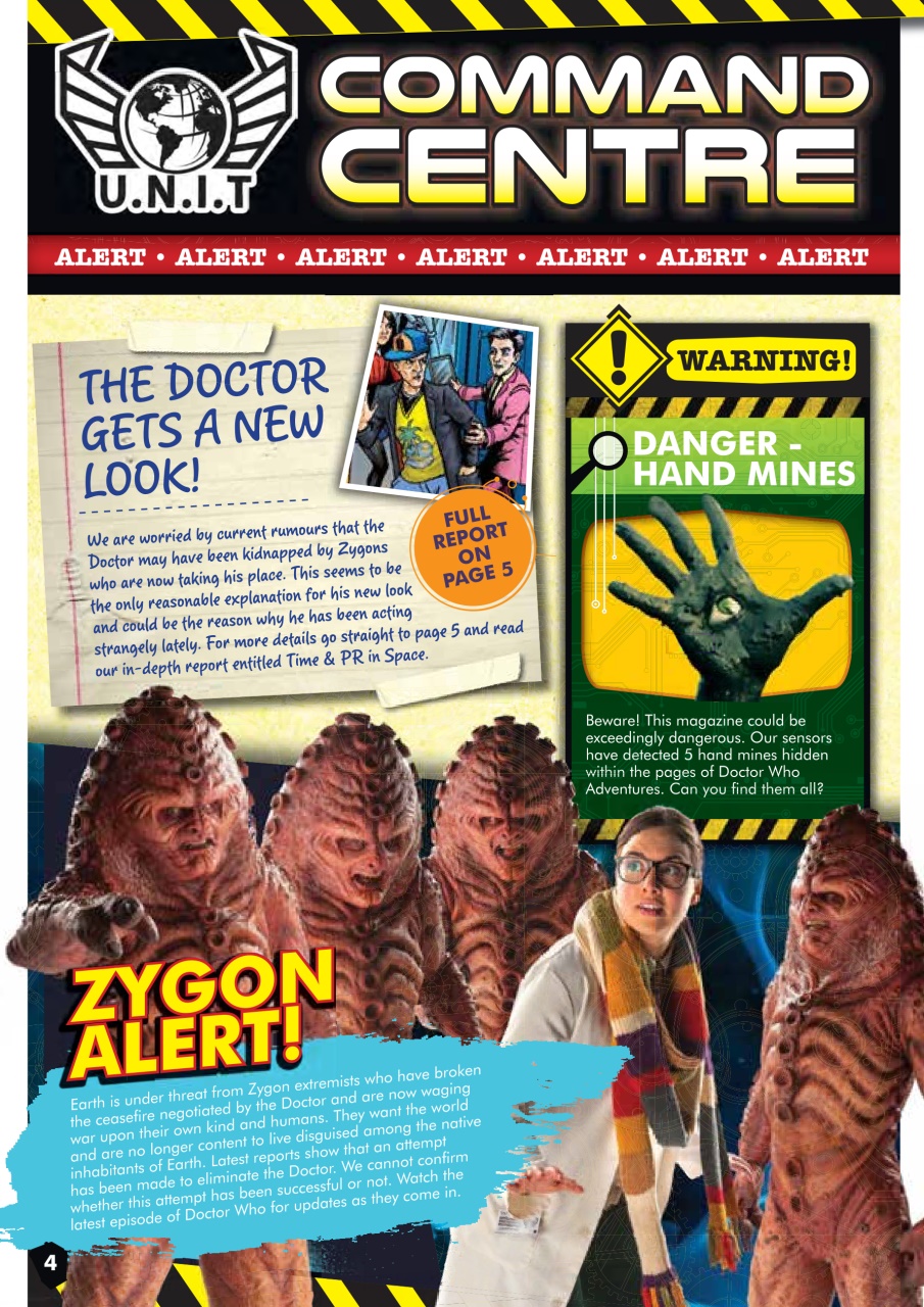 Doctor Who Adventures Magazine Preview Pages