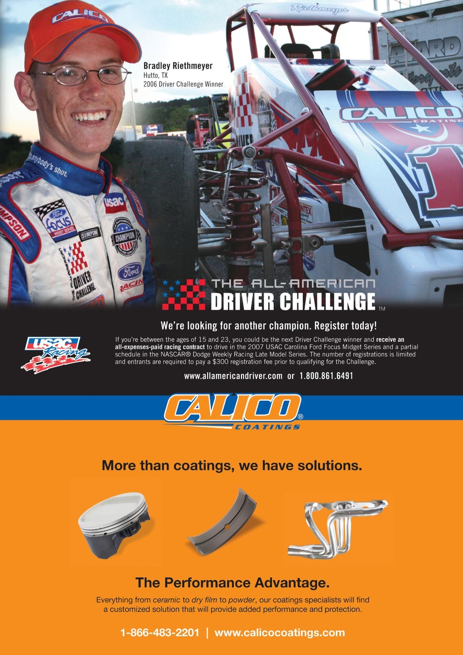 Race Engine Technology Preview Pages