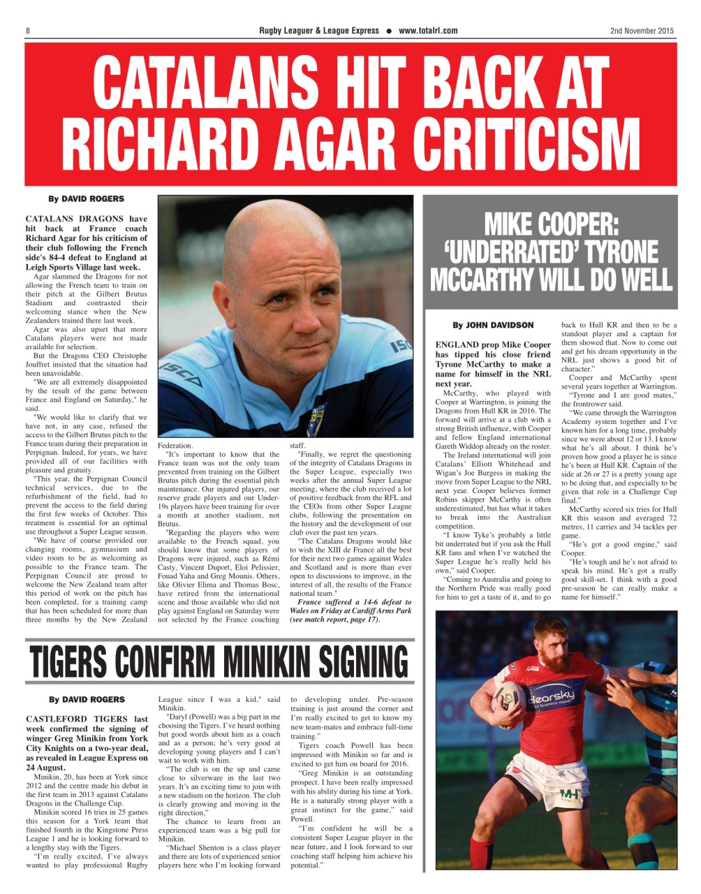 League Express Preview Pages