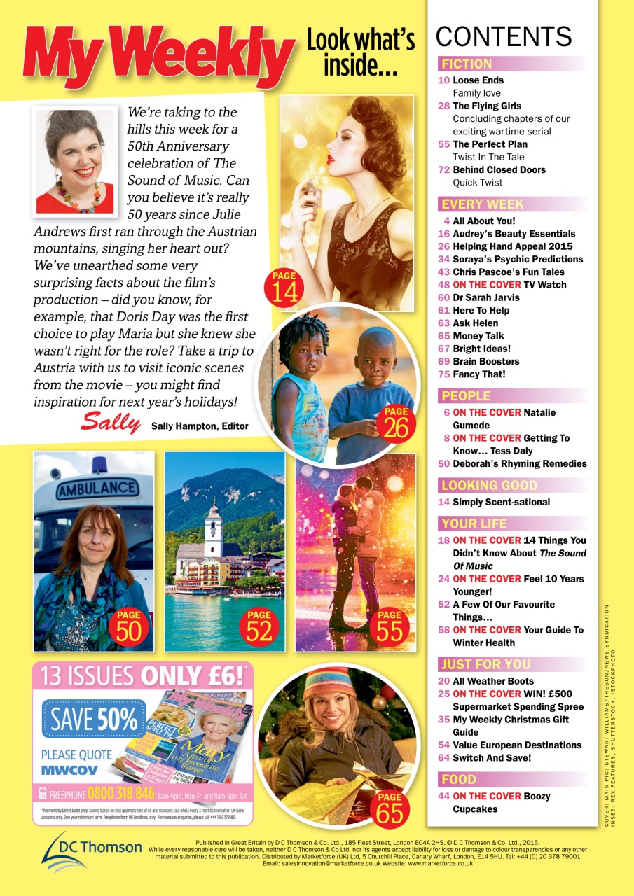 My Weekly Preview Pages