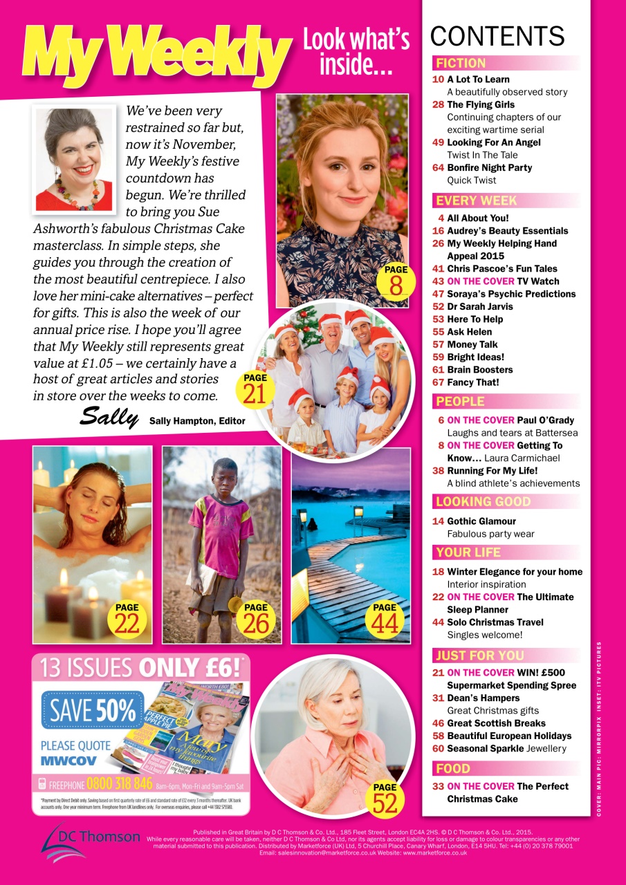 My Weekly Preview Pages