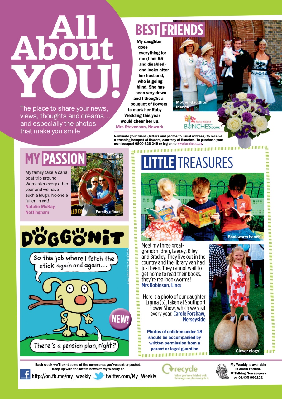 My Weekly Preview Pages