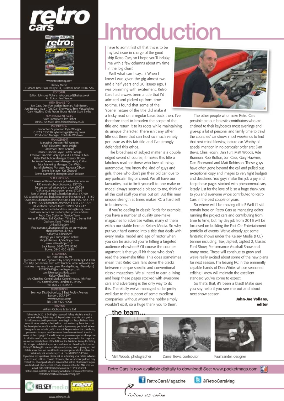 Retro Cars Preview Pages