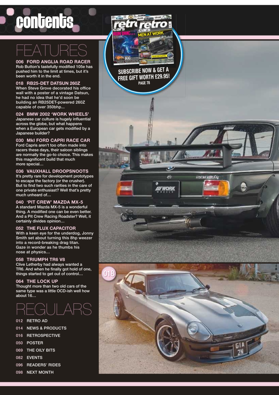Retro Cars Preview Pages