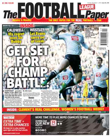 The Football League Paper issue 1st November 2015