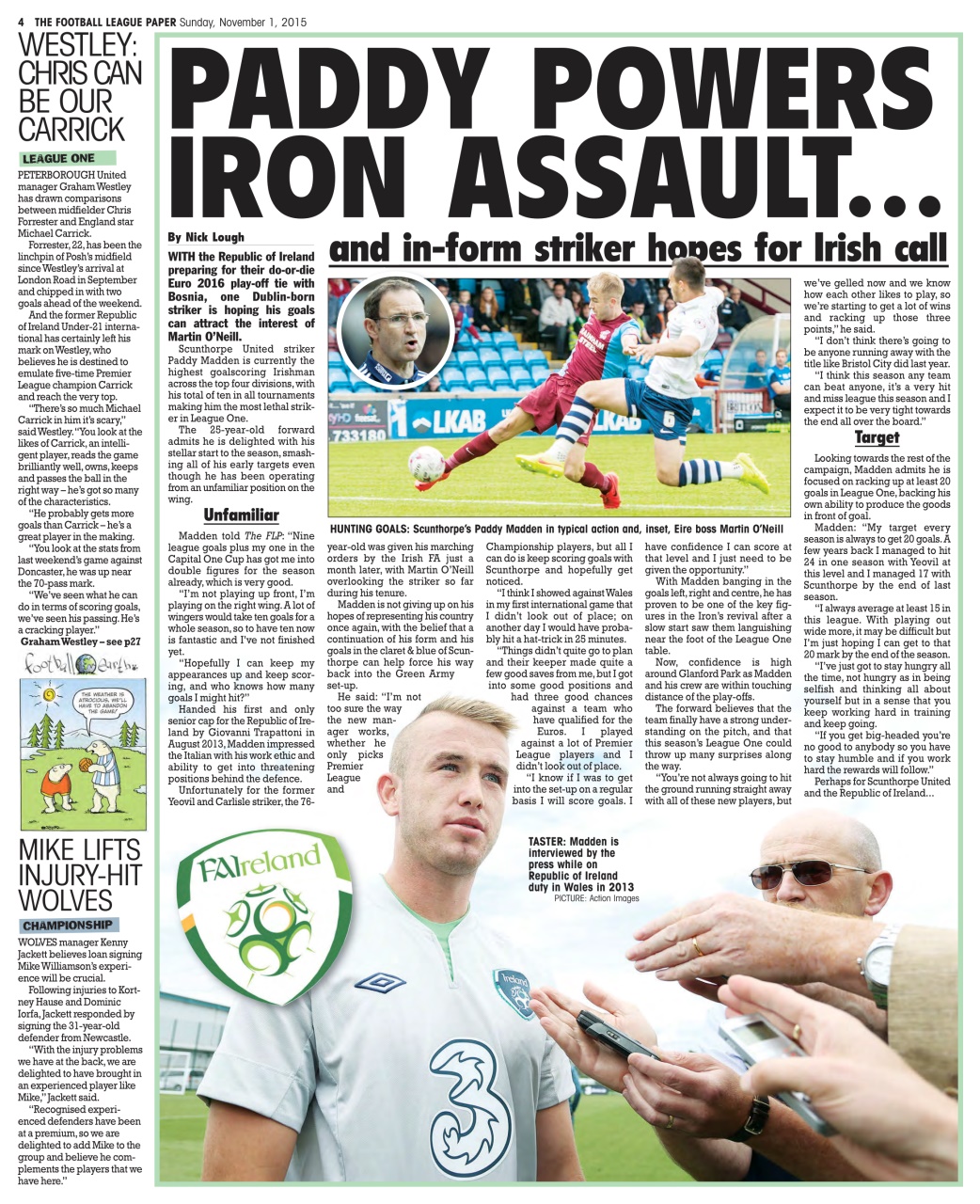 The Football League Paper Preview Pages
