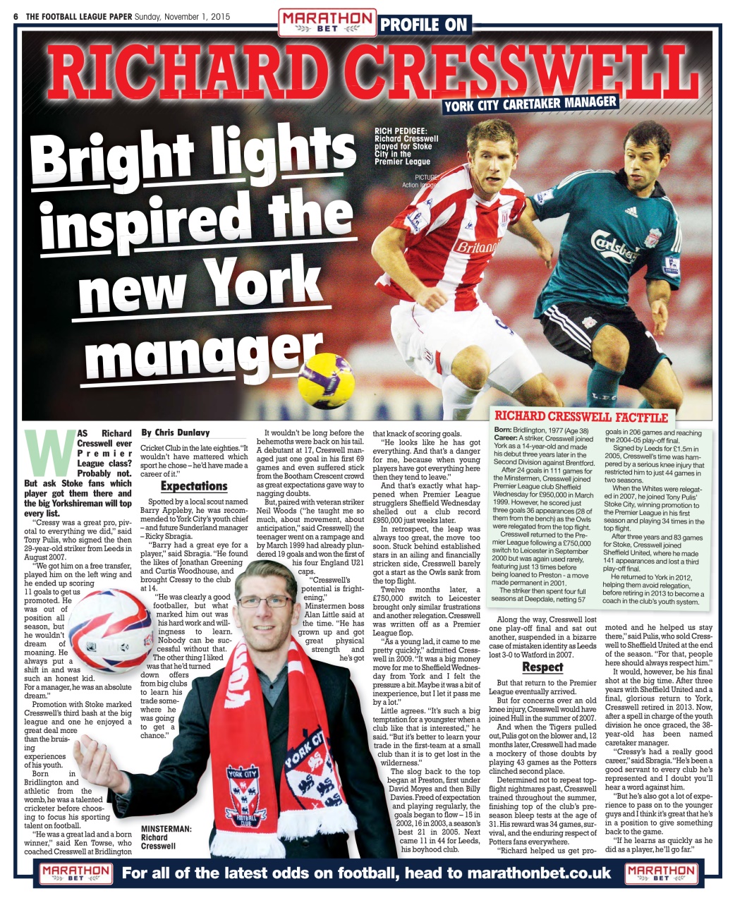 The Football League Paper Preview Pages