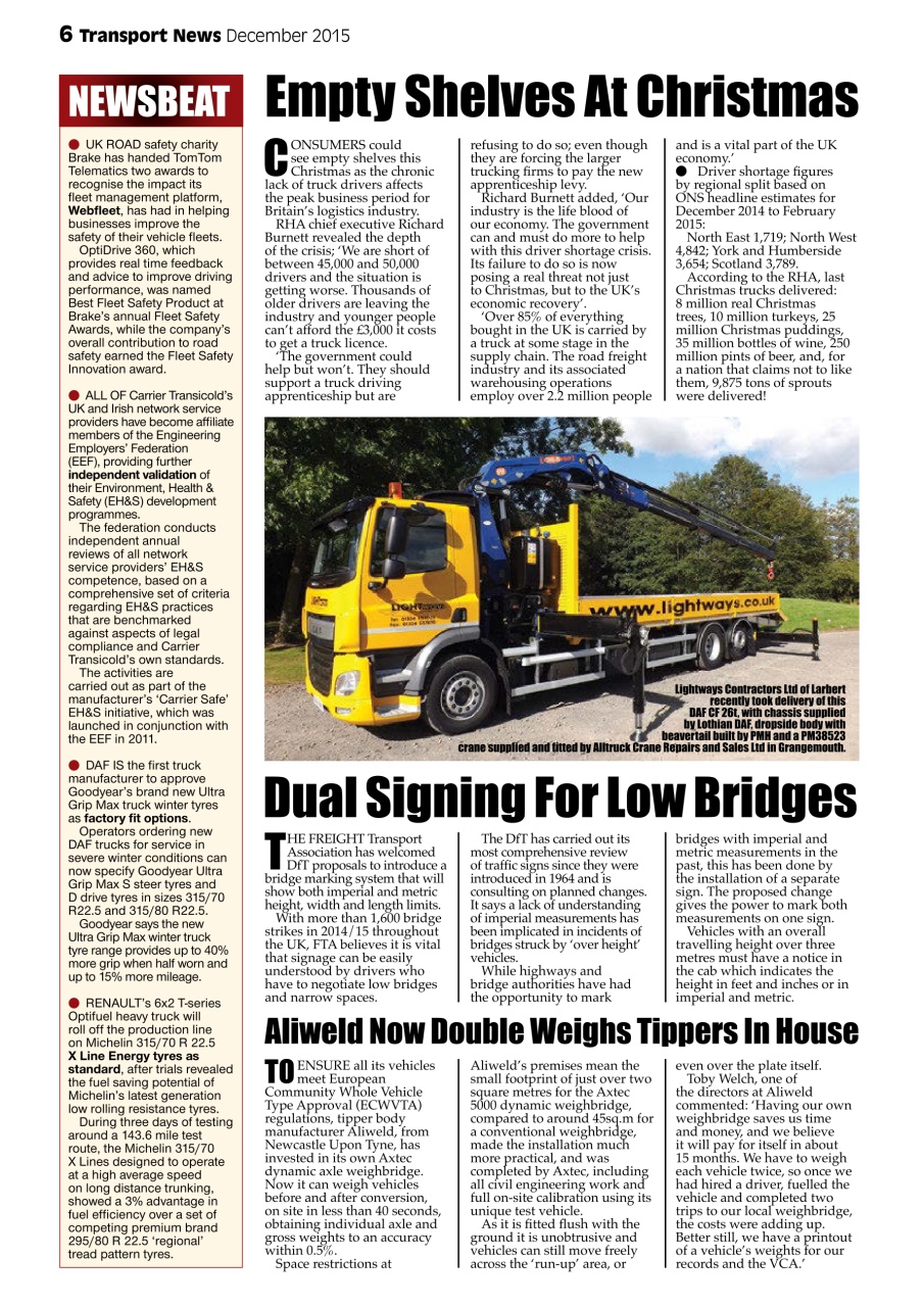 Transport News Preview Pages