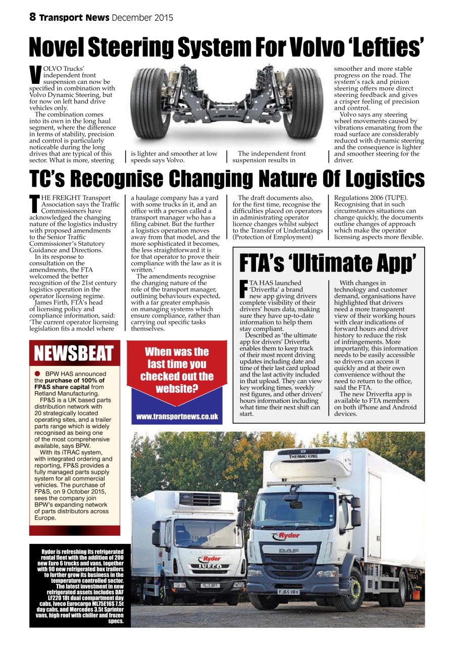 Transport News Preview Pages