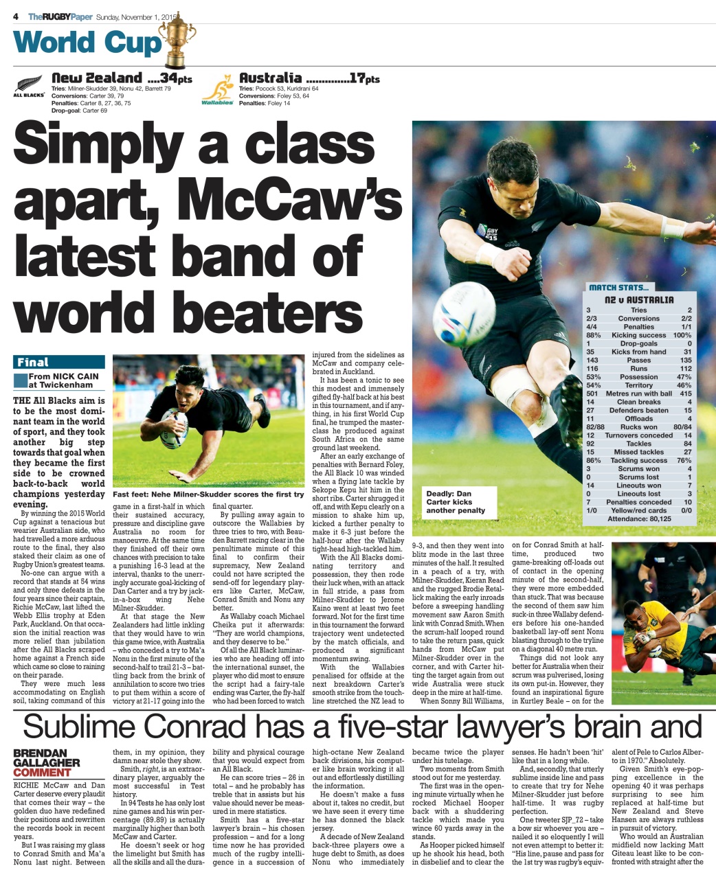 The Rugby Paper Preview Pages