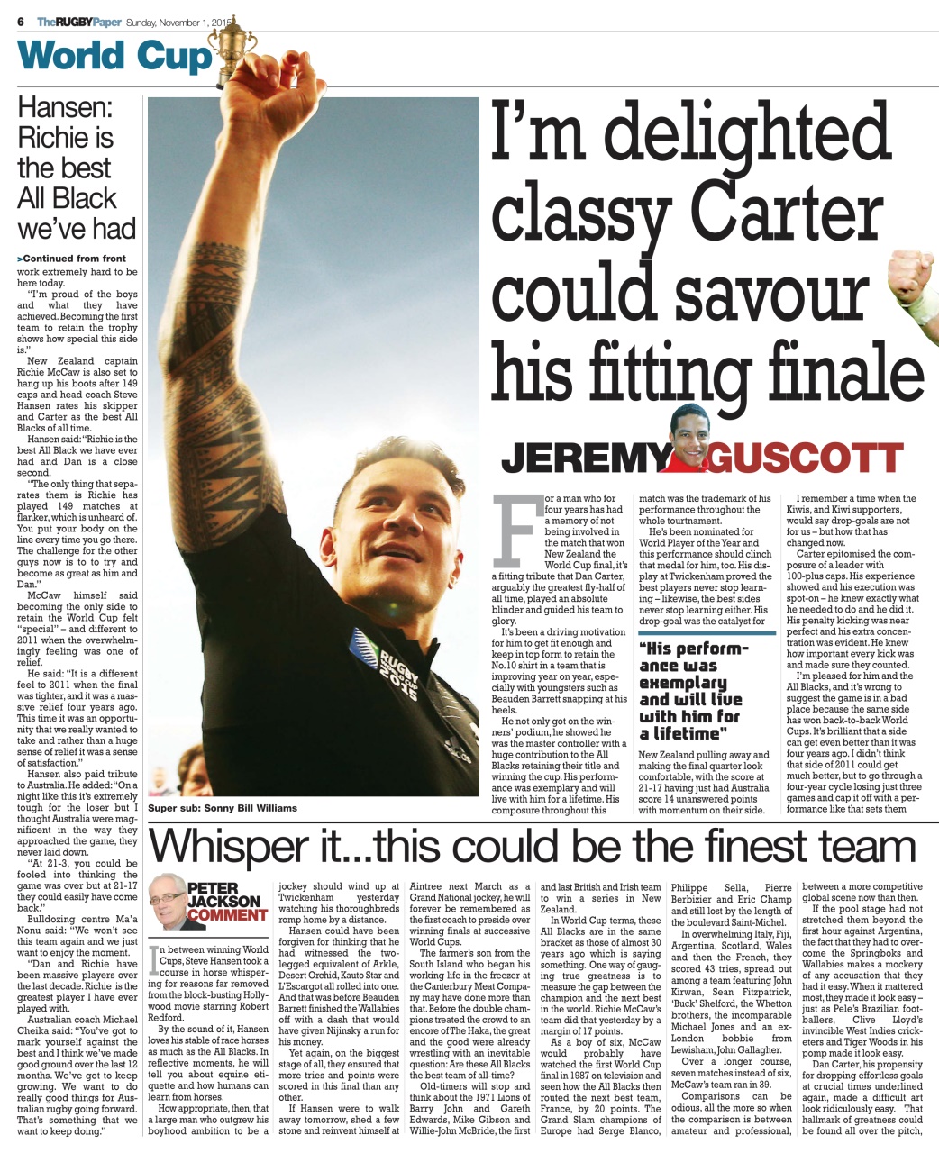 The Rugby Paper Preview Pages