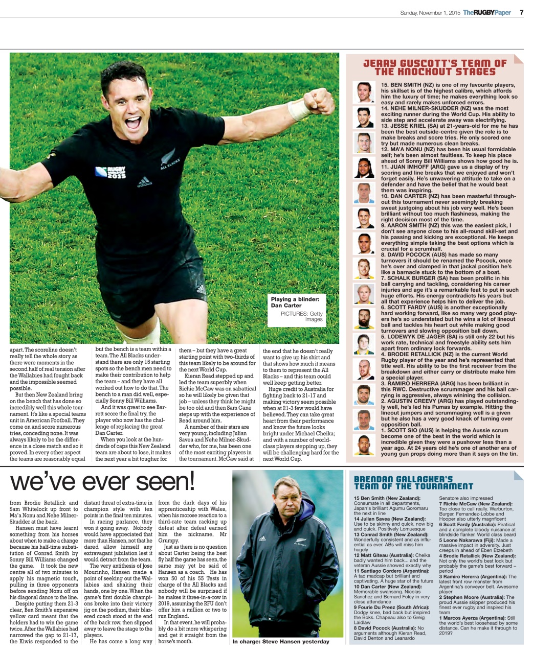 The Rugby Paper Preview Pages