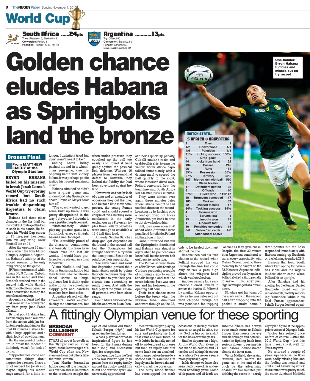 The Rugby Paper Preview Pages