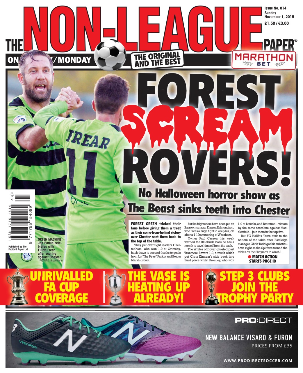 The Non-League Football Paper Preview Pages
