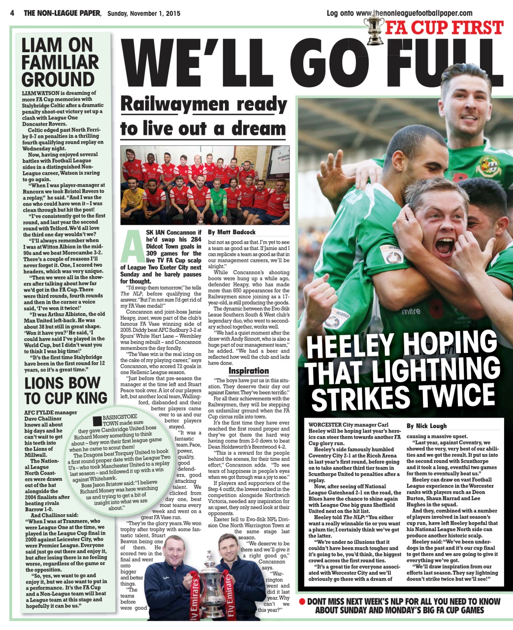 The Non-League Football Paper Preview Pages