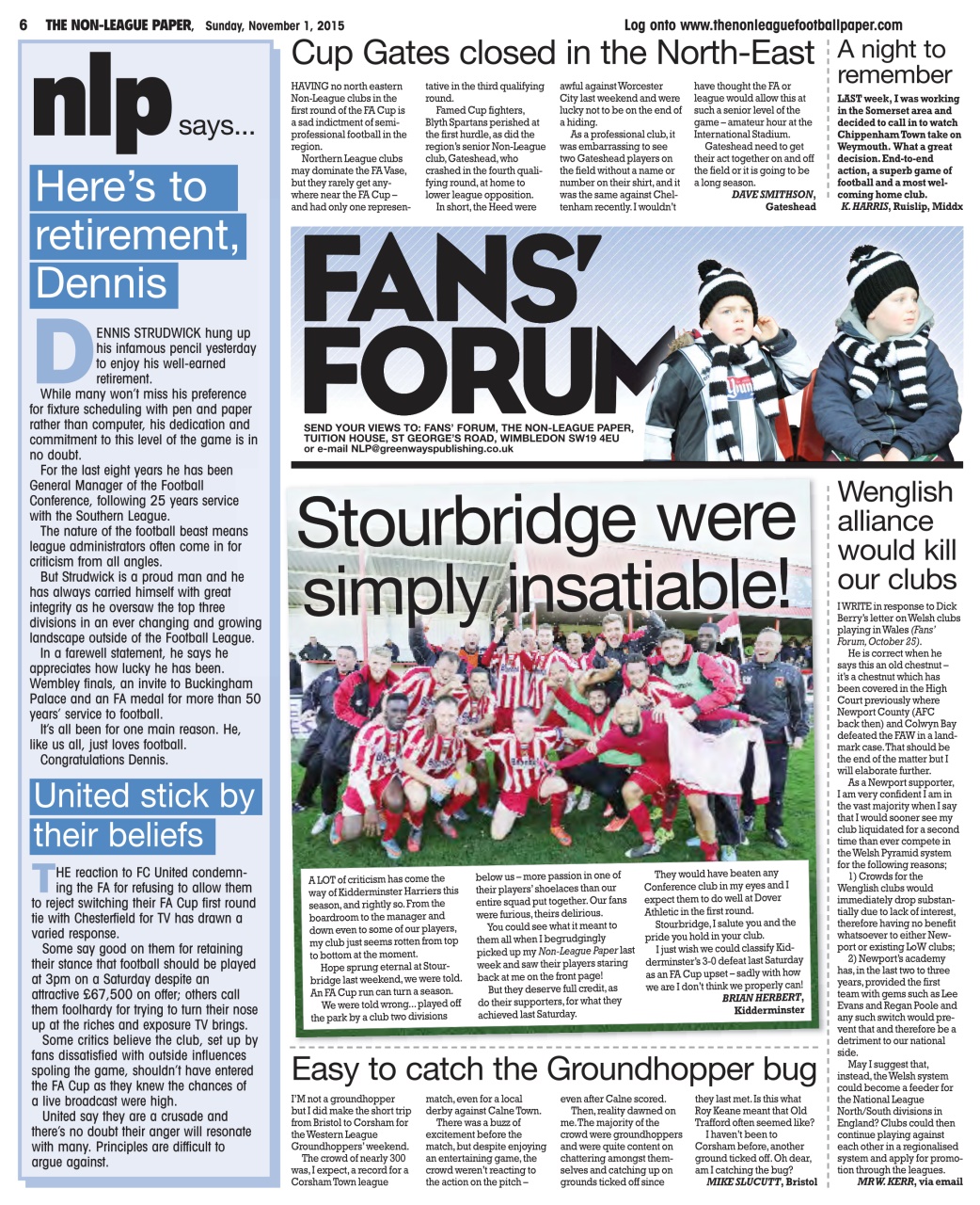 The Non-League Football Paper Preview Pages