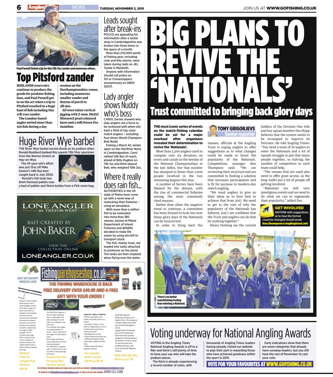 Angling Times Preview Pages