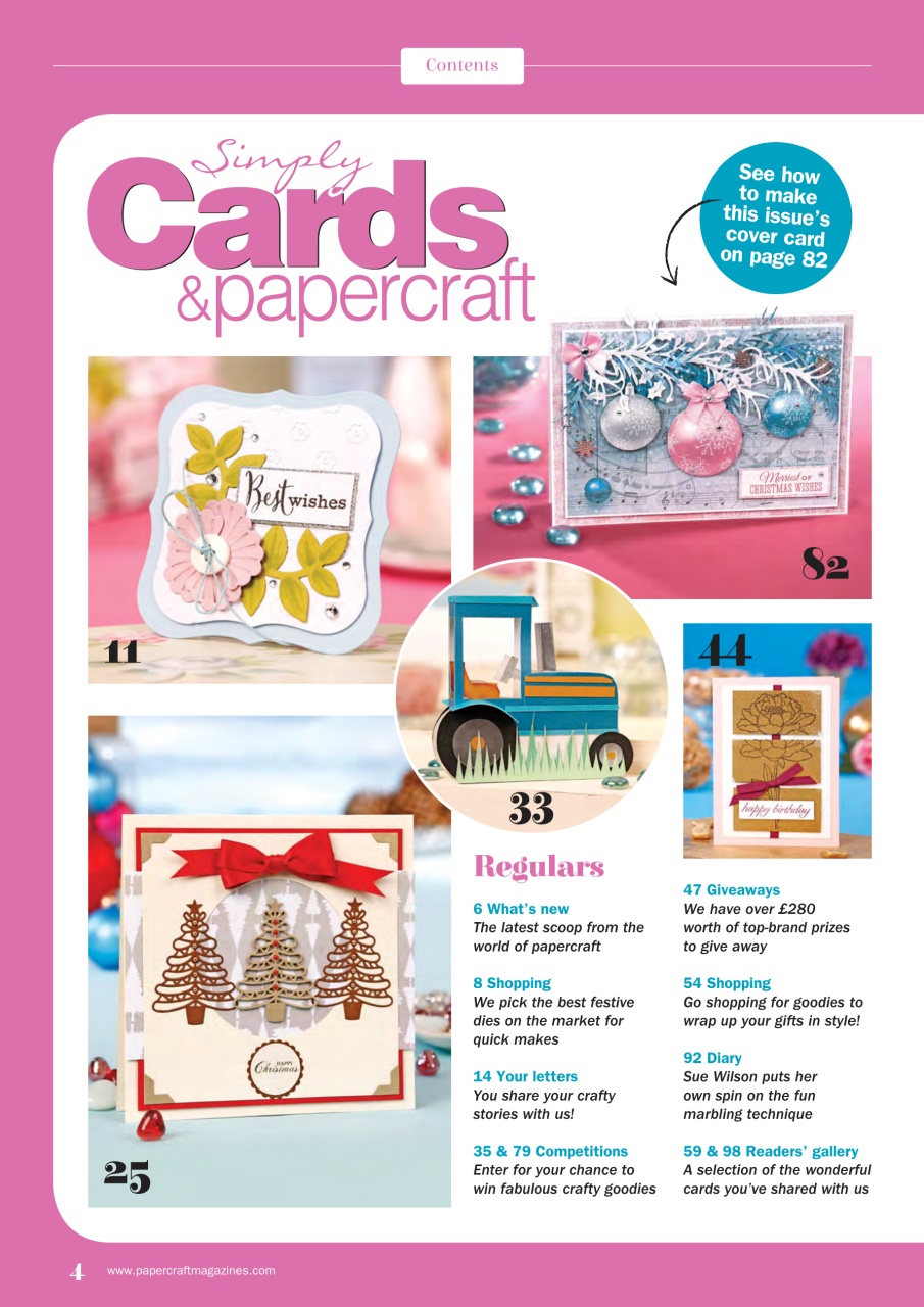 Simply Cards & Papercraft Preview Pages