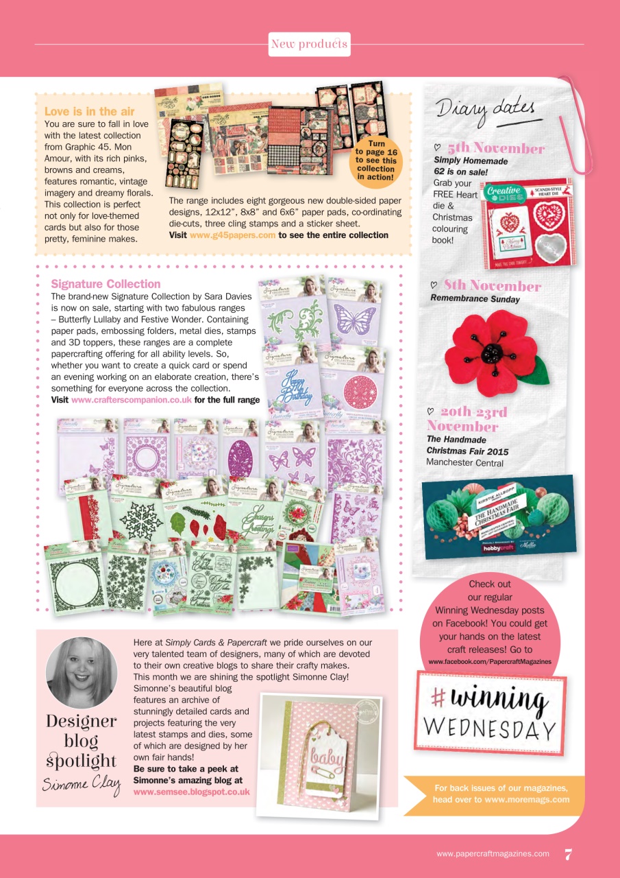Simply Cards & Papercraft Preview Pages