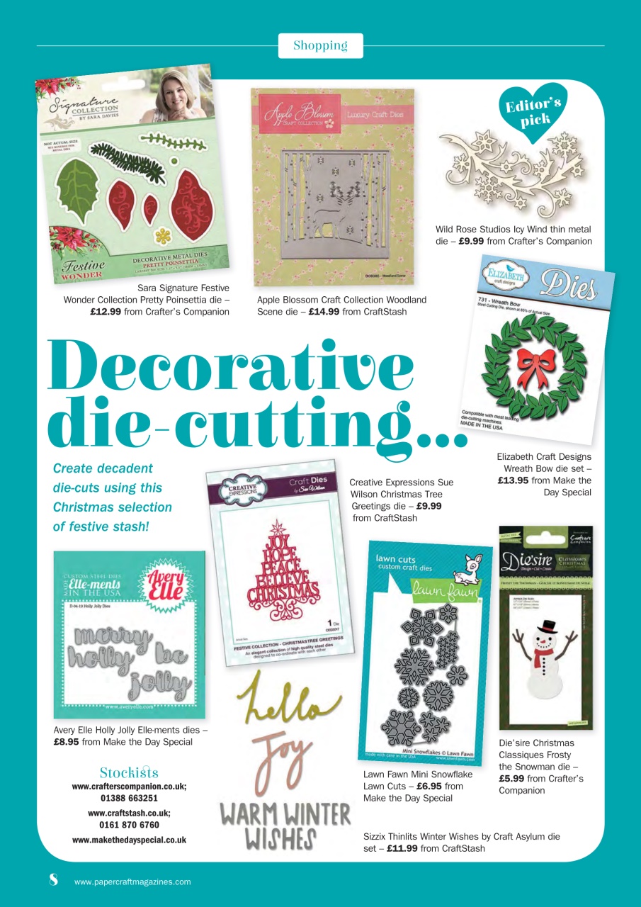 Simply Cards & Papercraft Preview Pages