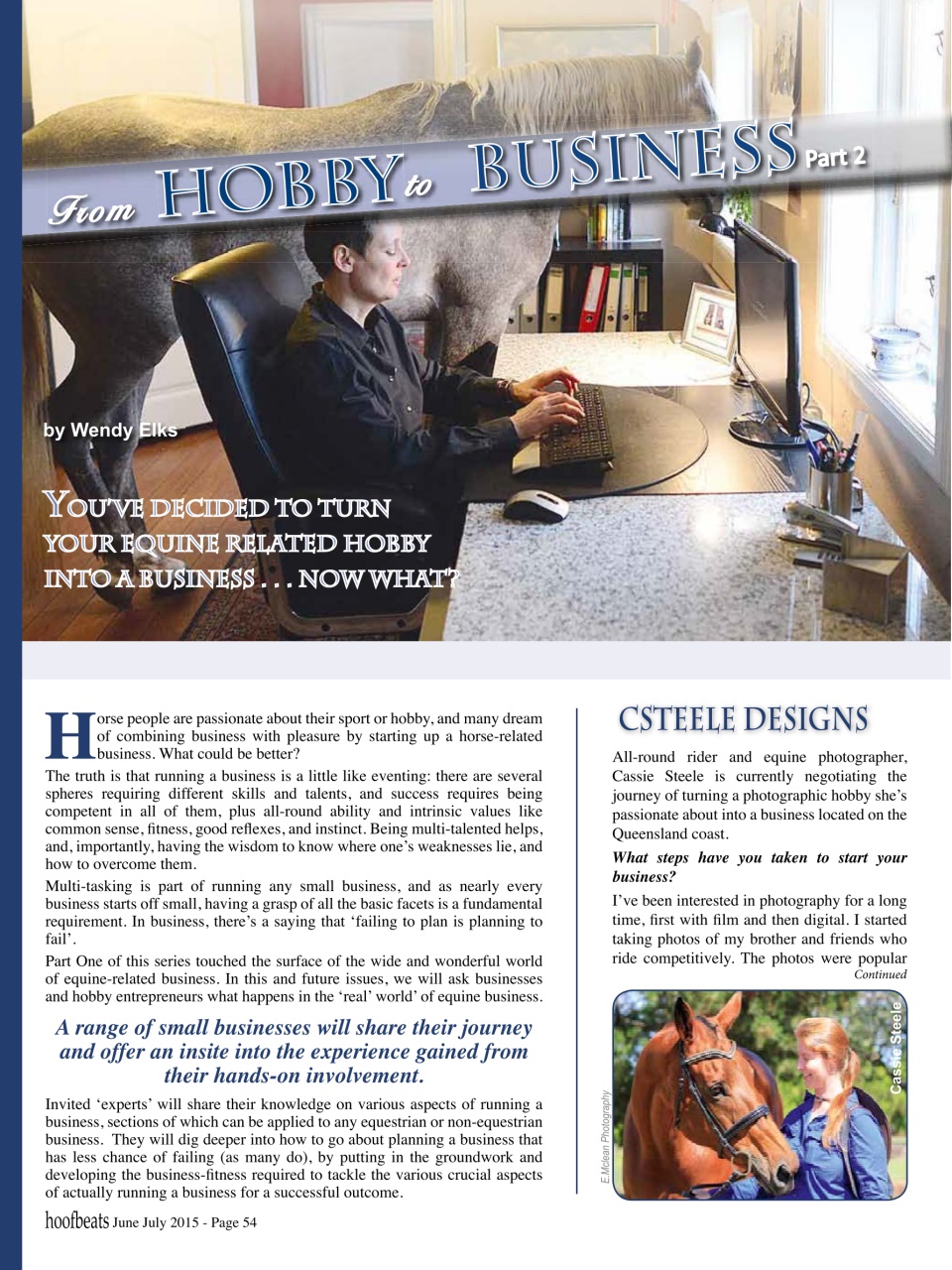 Hoofbeats Preview Pages