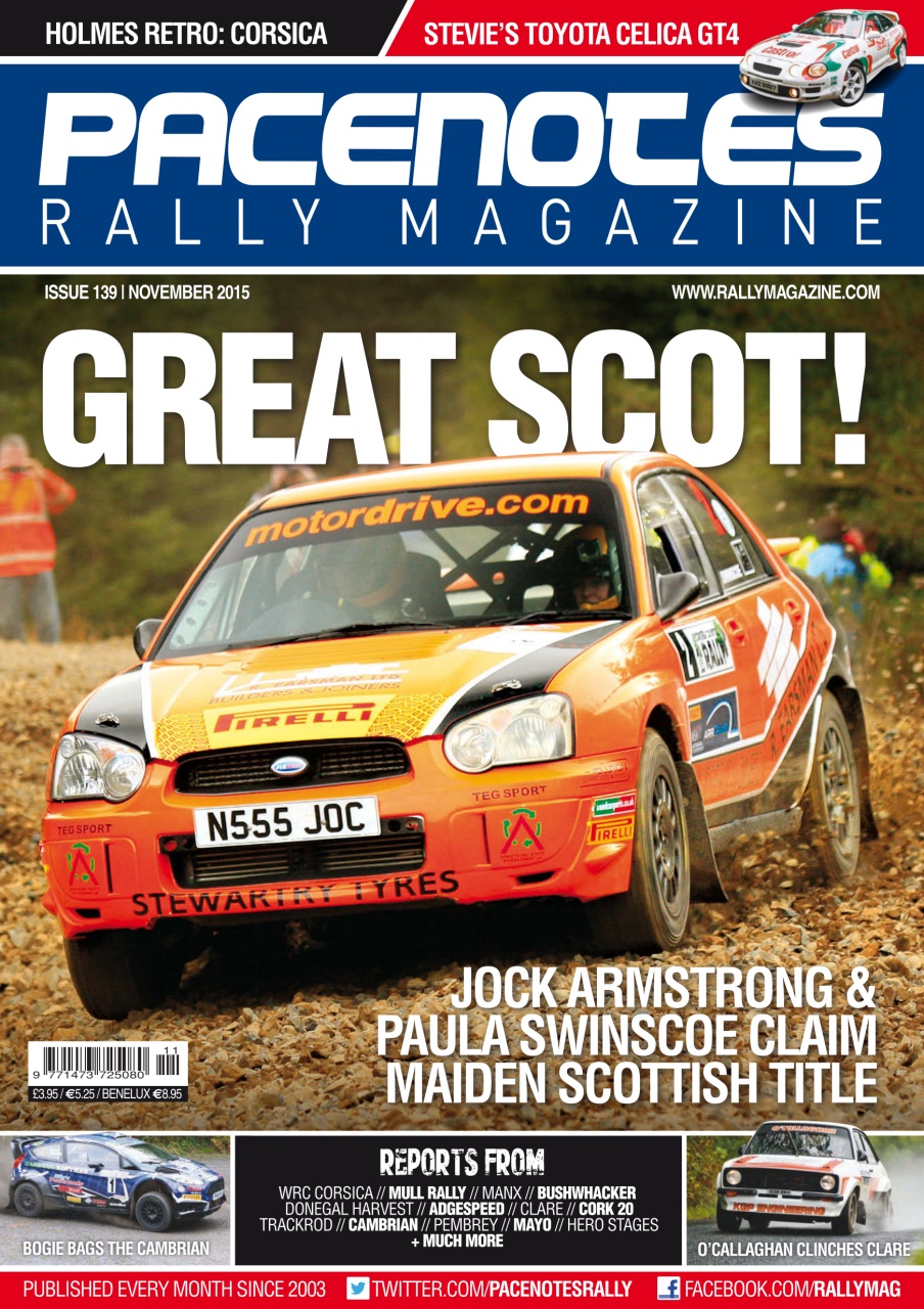 Pacenotes Rally magazine Preview Pages