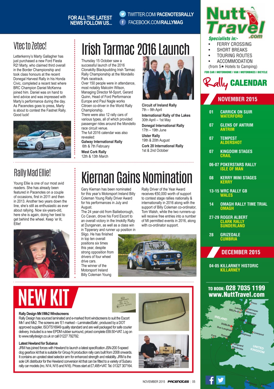Pacenotes Rally magazine Preview Pages