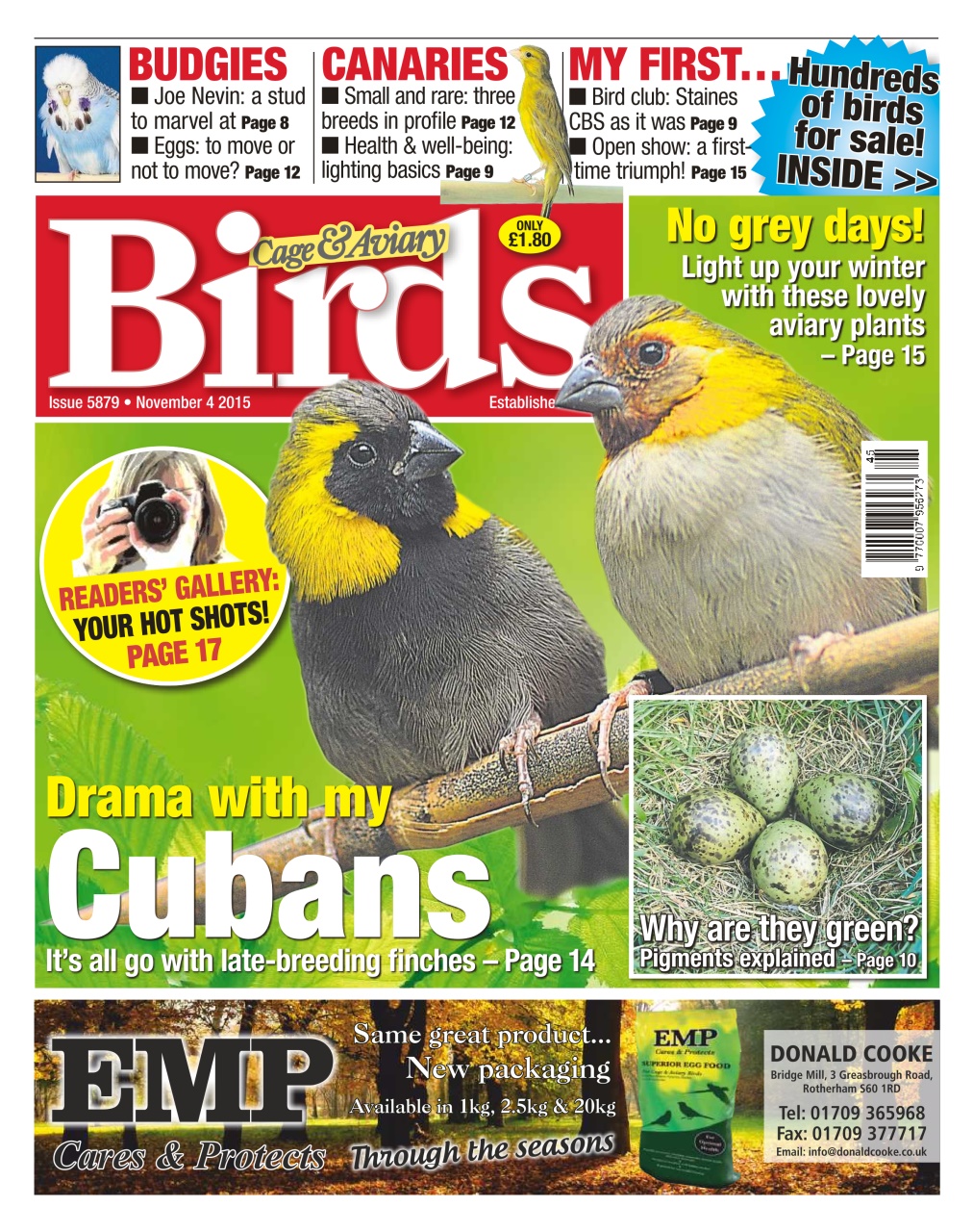 Cage & Aviary Birds Preview Pages