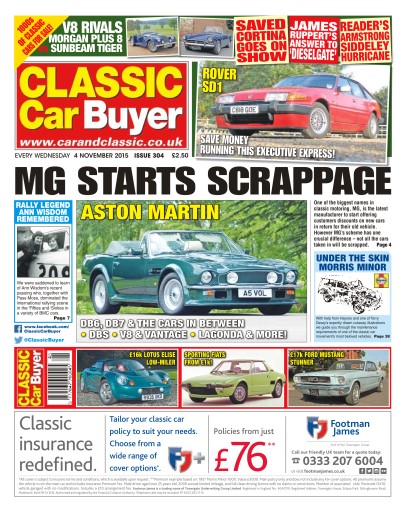 Classic Car Buyer issue 