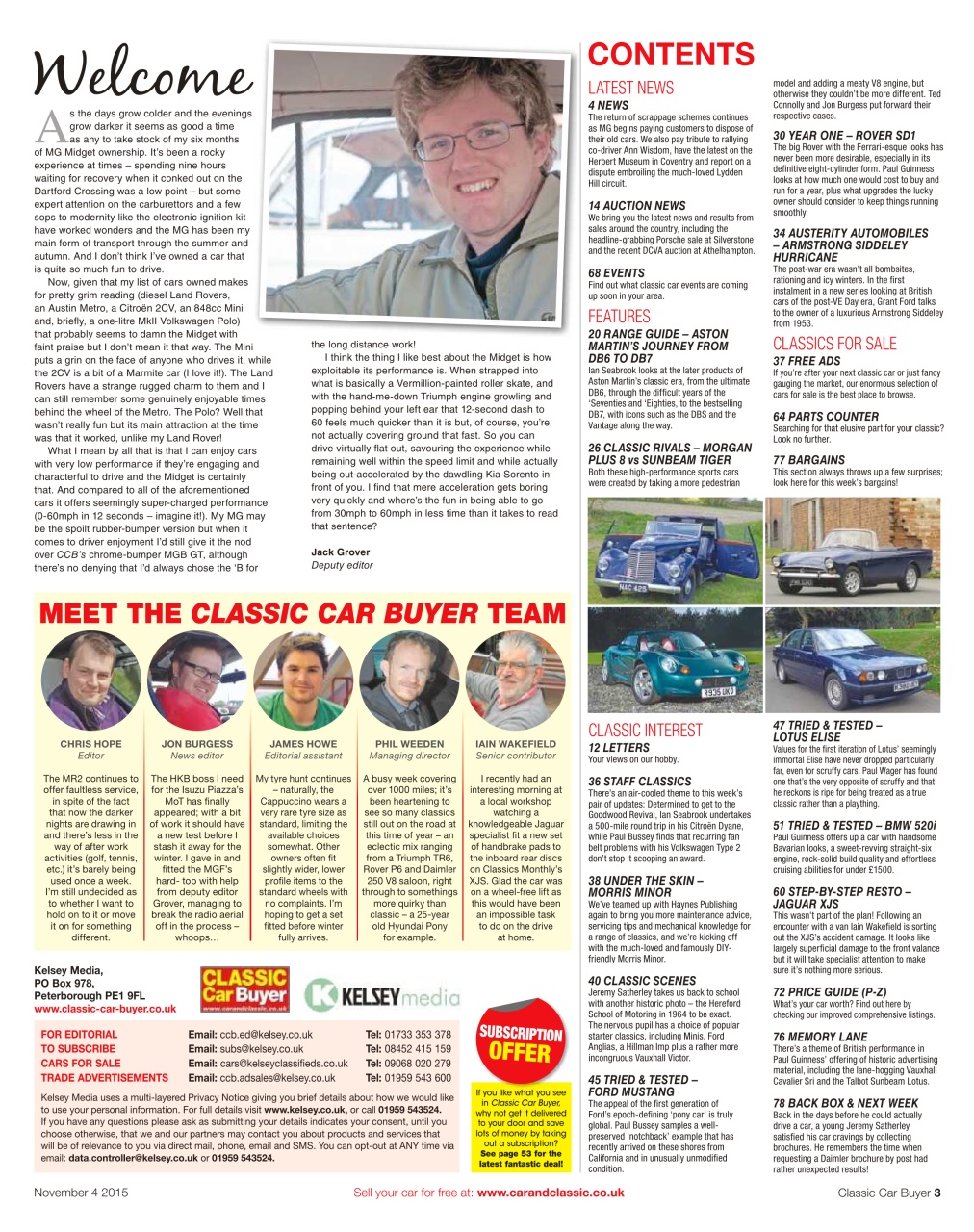 Classic Car Buyer Preview Pages
