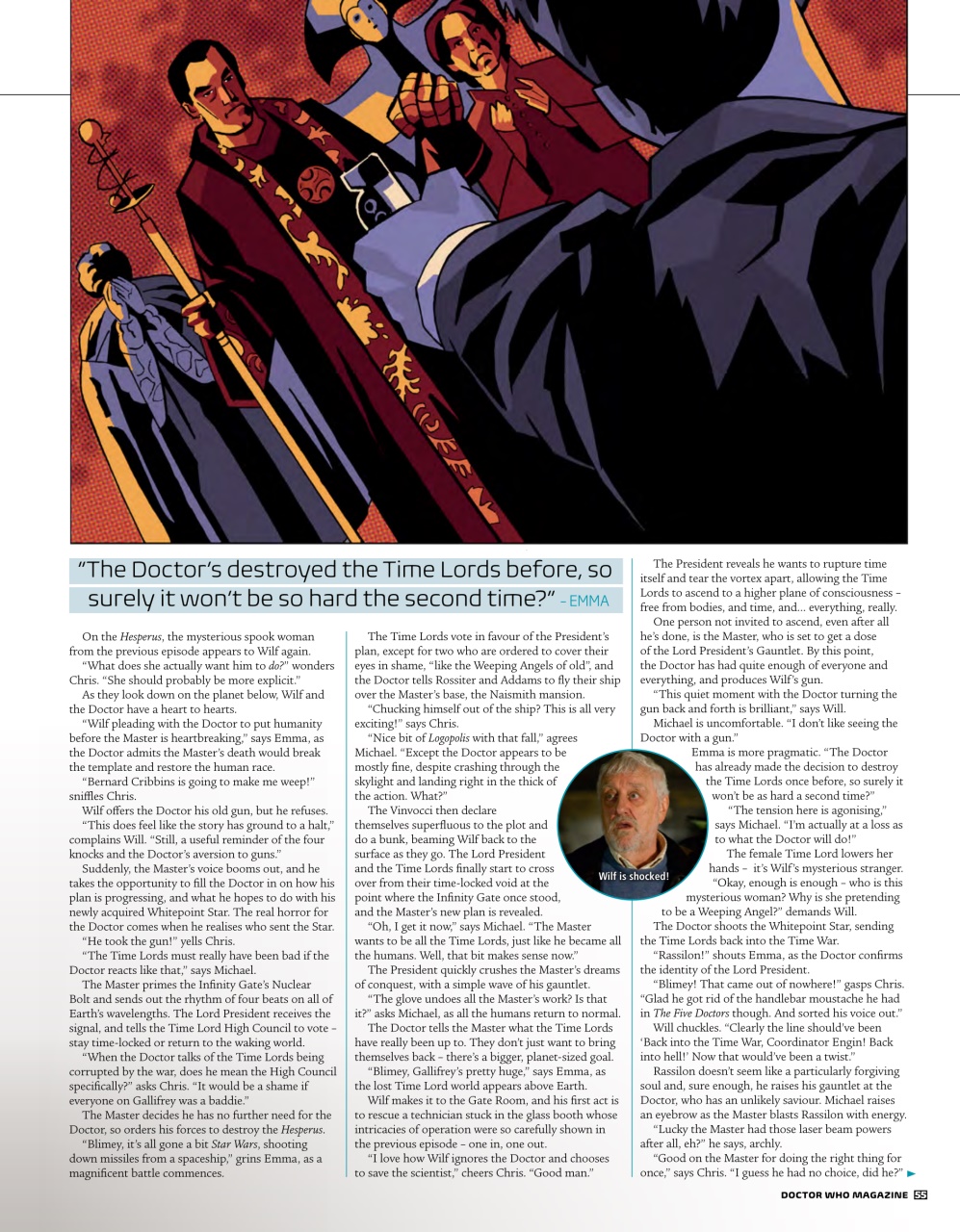 Doctor Who Magazine Preview Pages