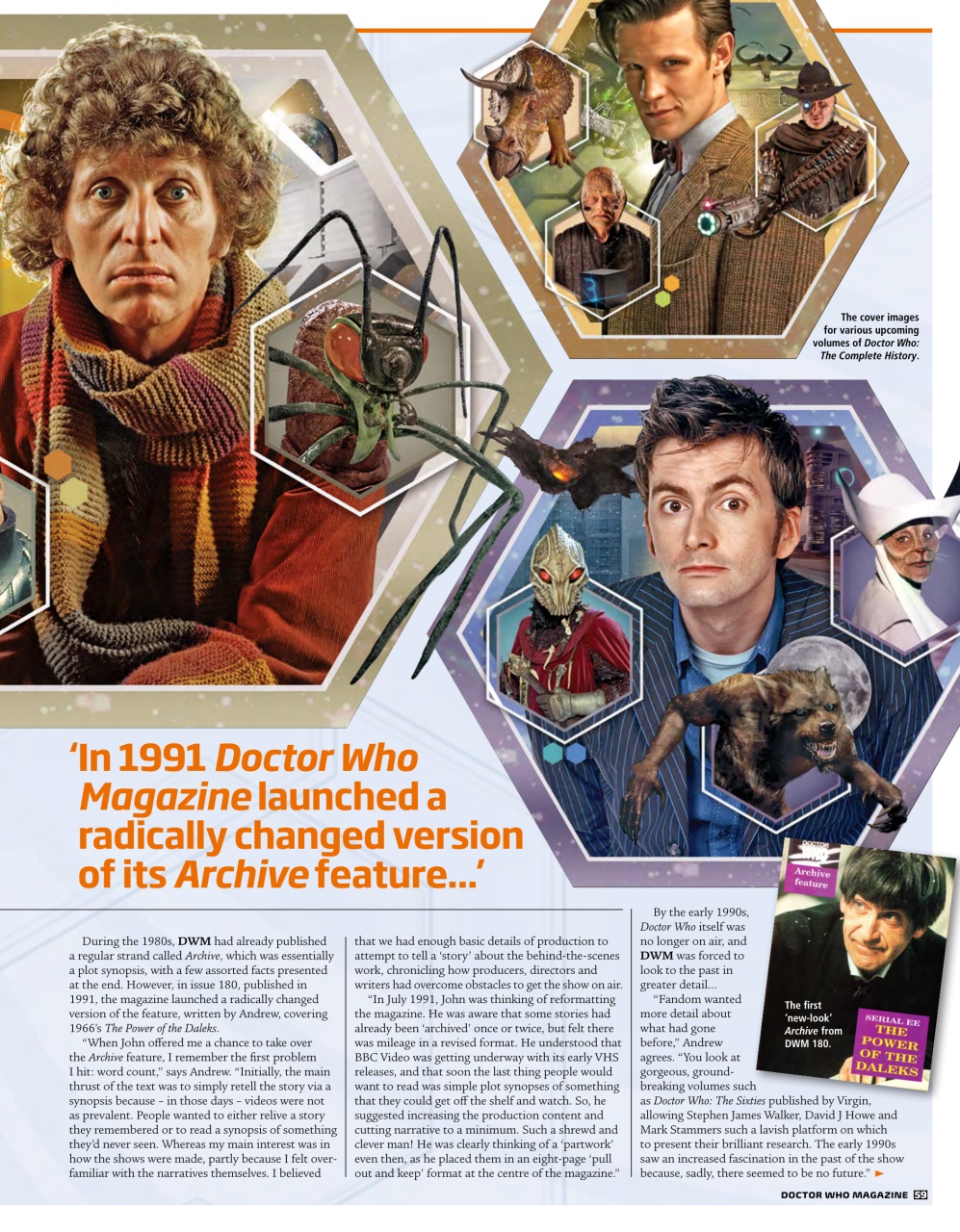 Doctor Who Magazine Preview Pages