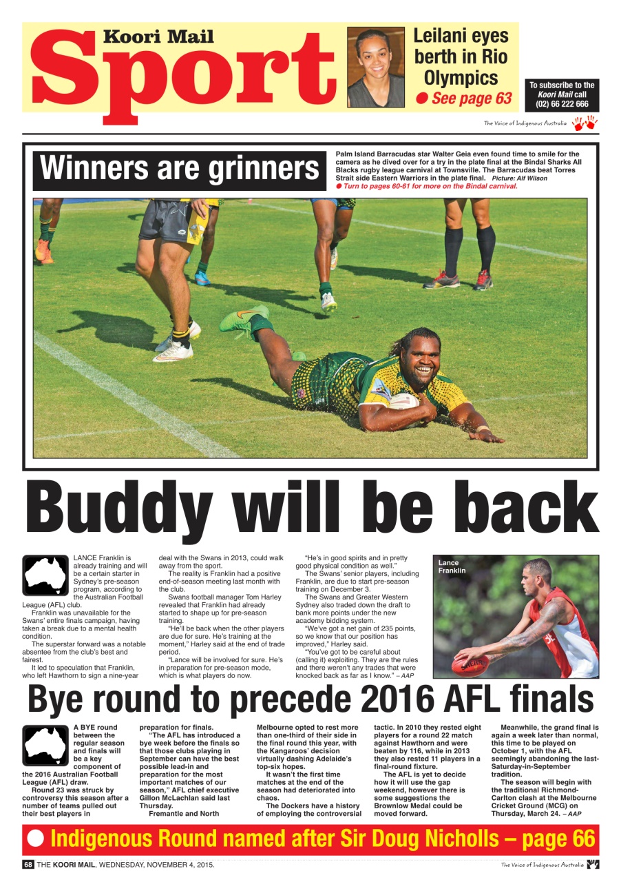 Koori Mail Preview Pages