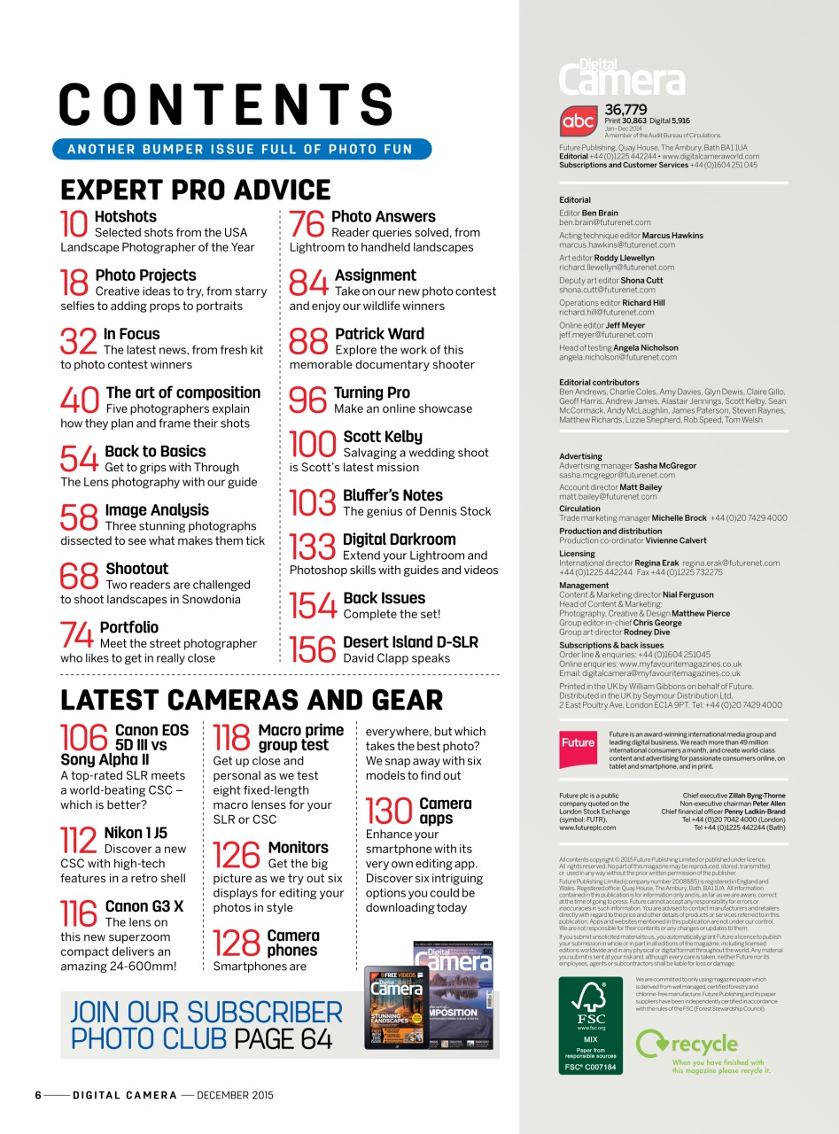 Digital Camera Magazine Preview Pages