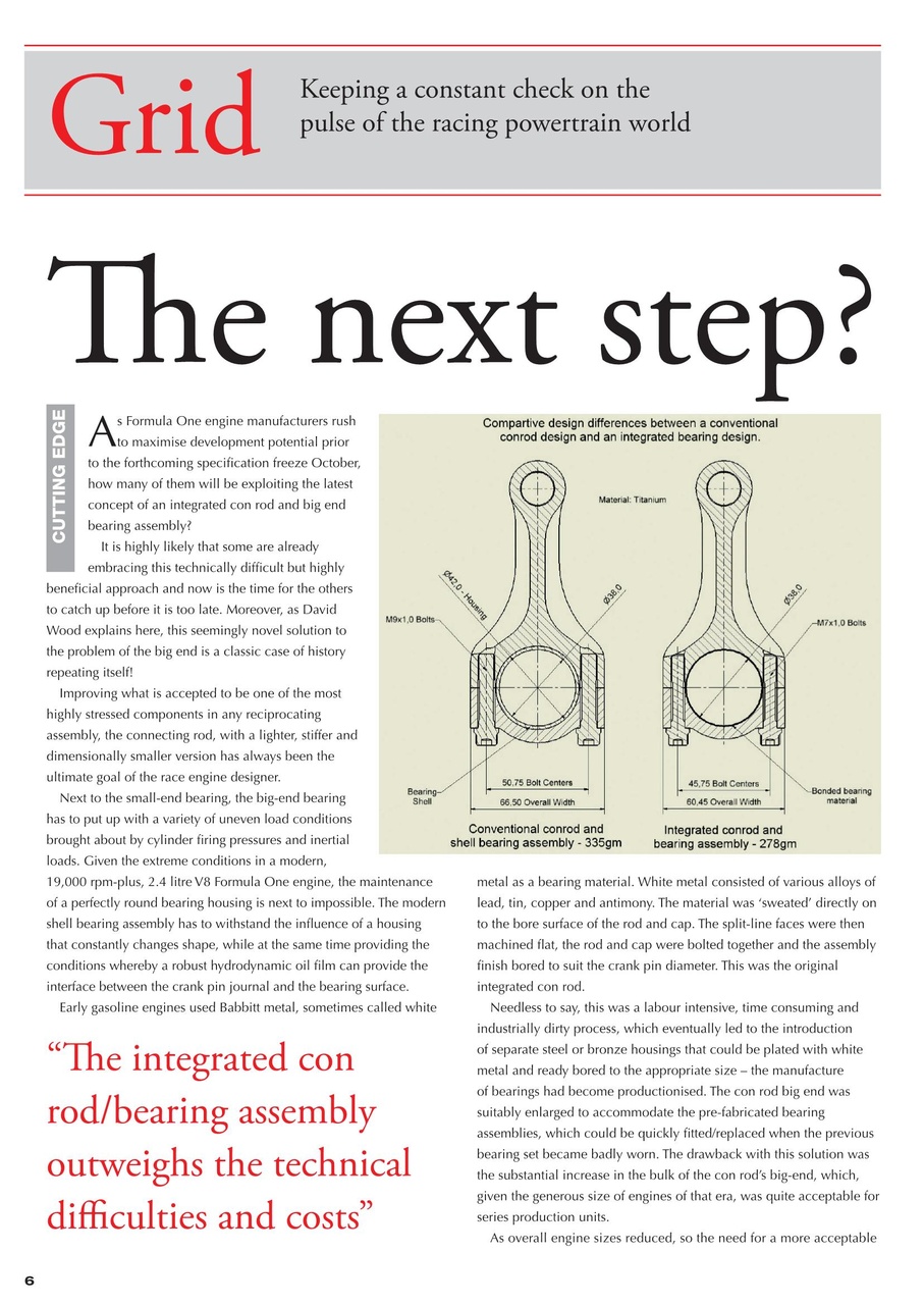 Race Engine Technology Preview Pages