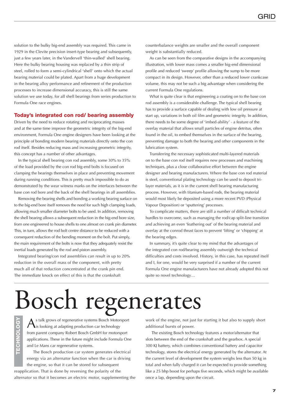 Race Engine Technology Preview Pages