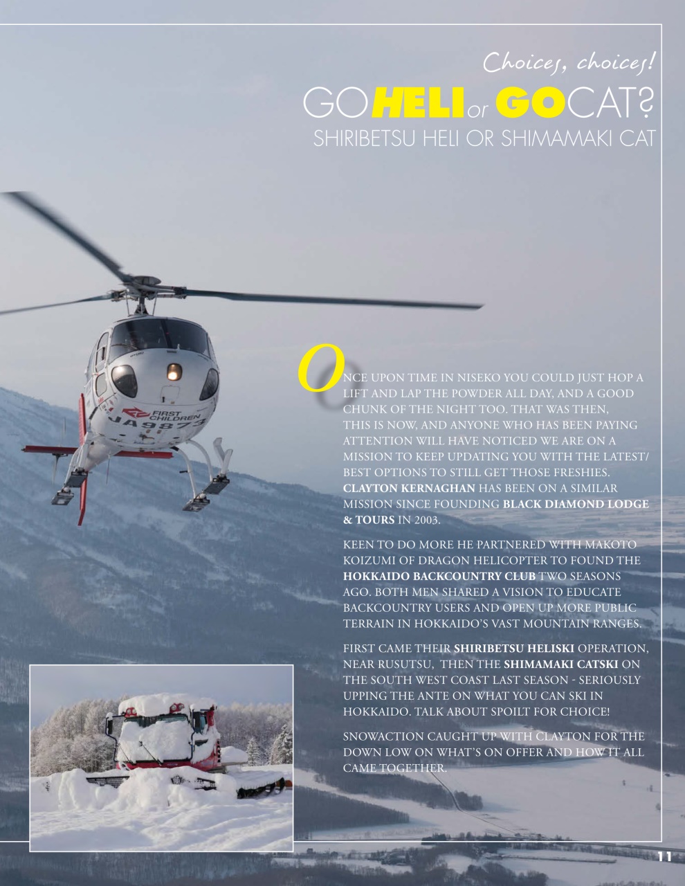 Snow Action Preview Pages