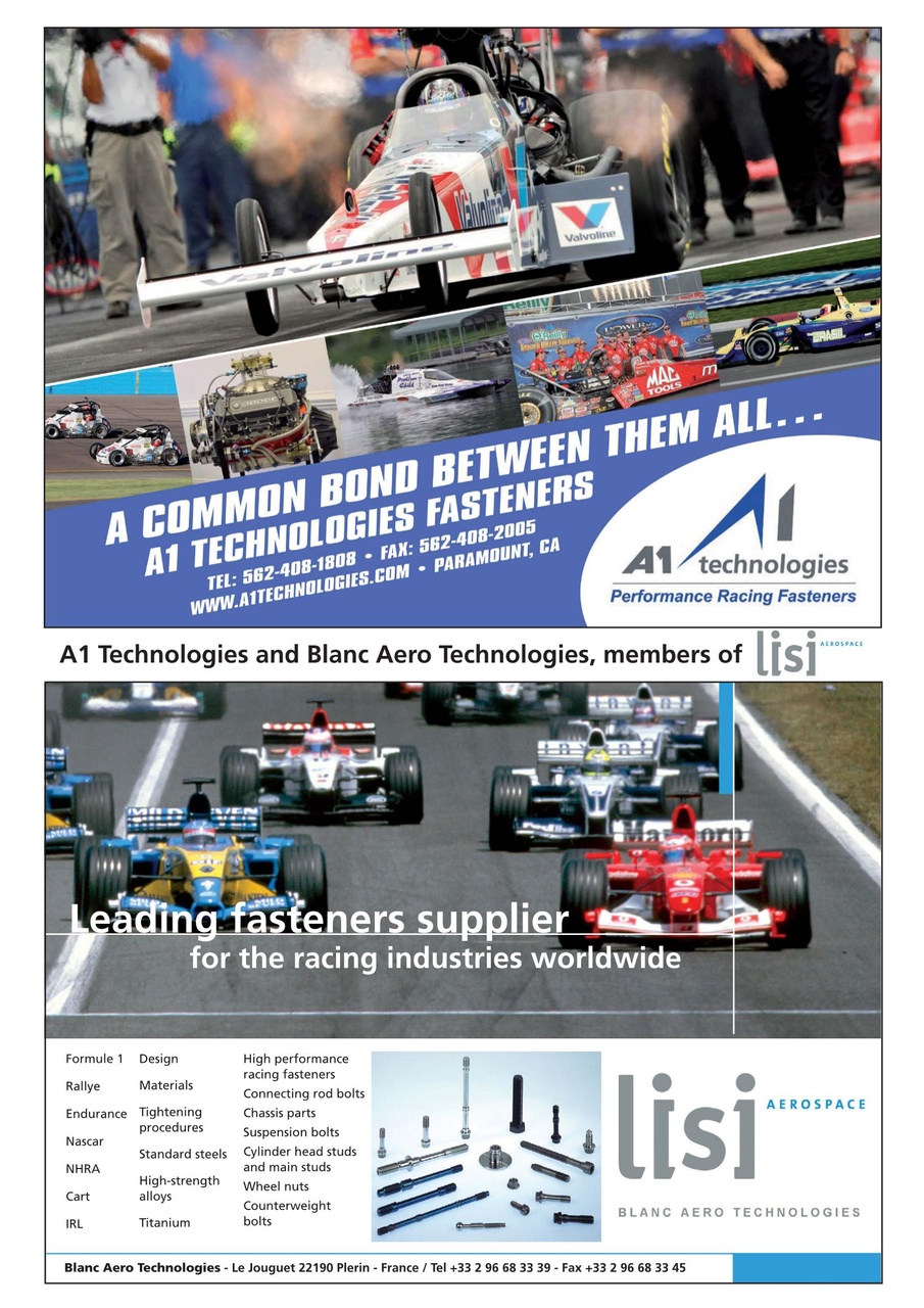 Race Engine Technology Preview Pages