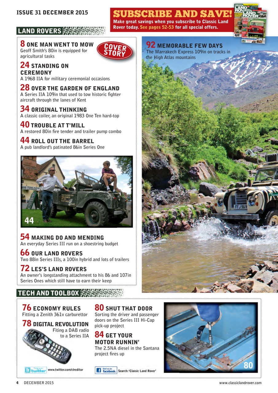 Classic Land Rover Magazine Preview Pages