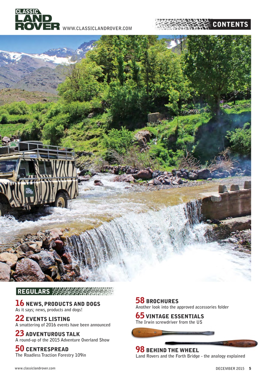 Classic Land Rover Magazine Preview Pages