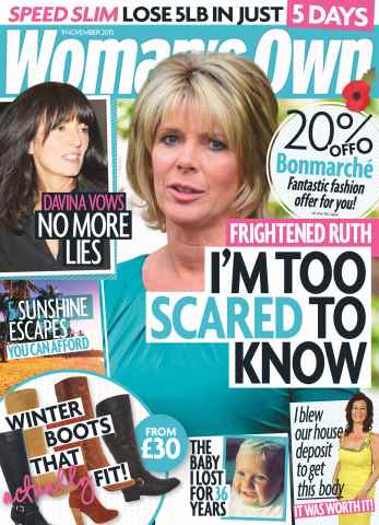 Woman's Own issue 9th November 2015