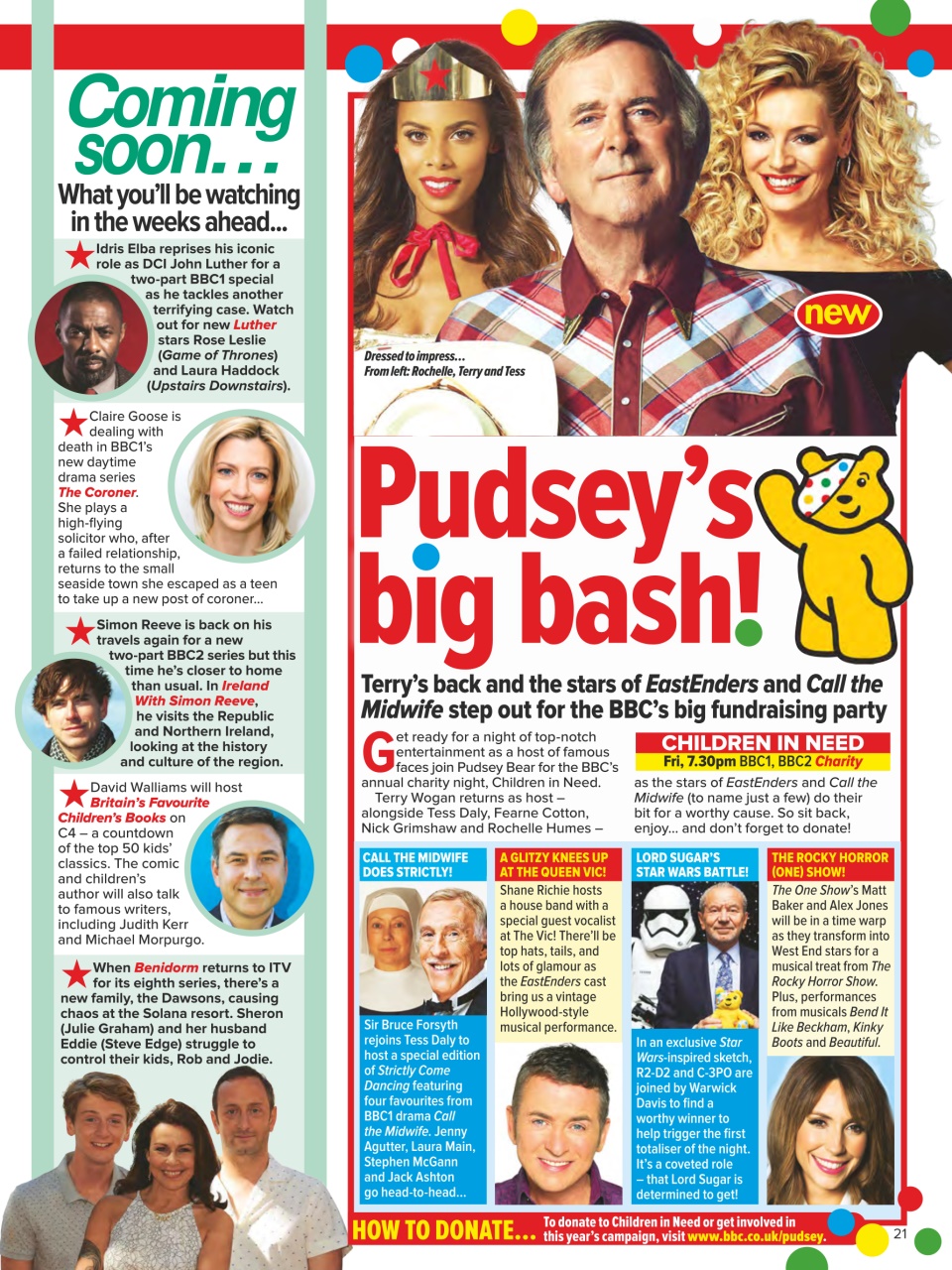 What's on TV Preview Pages