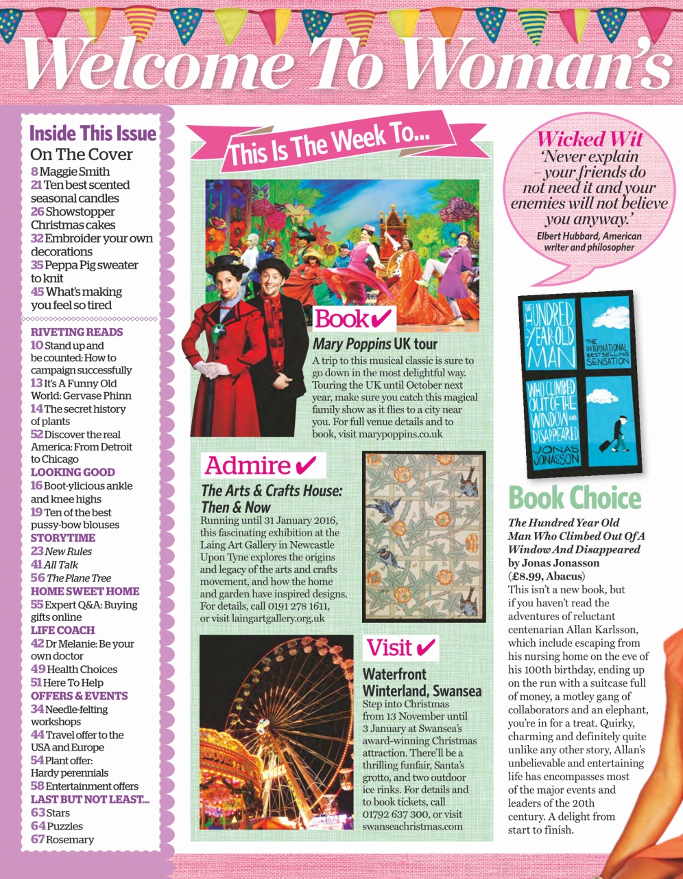 Woman's Weekly Preview Pages
