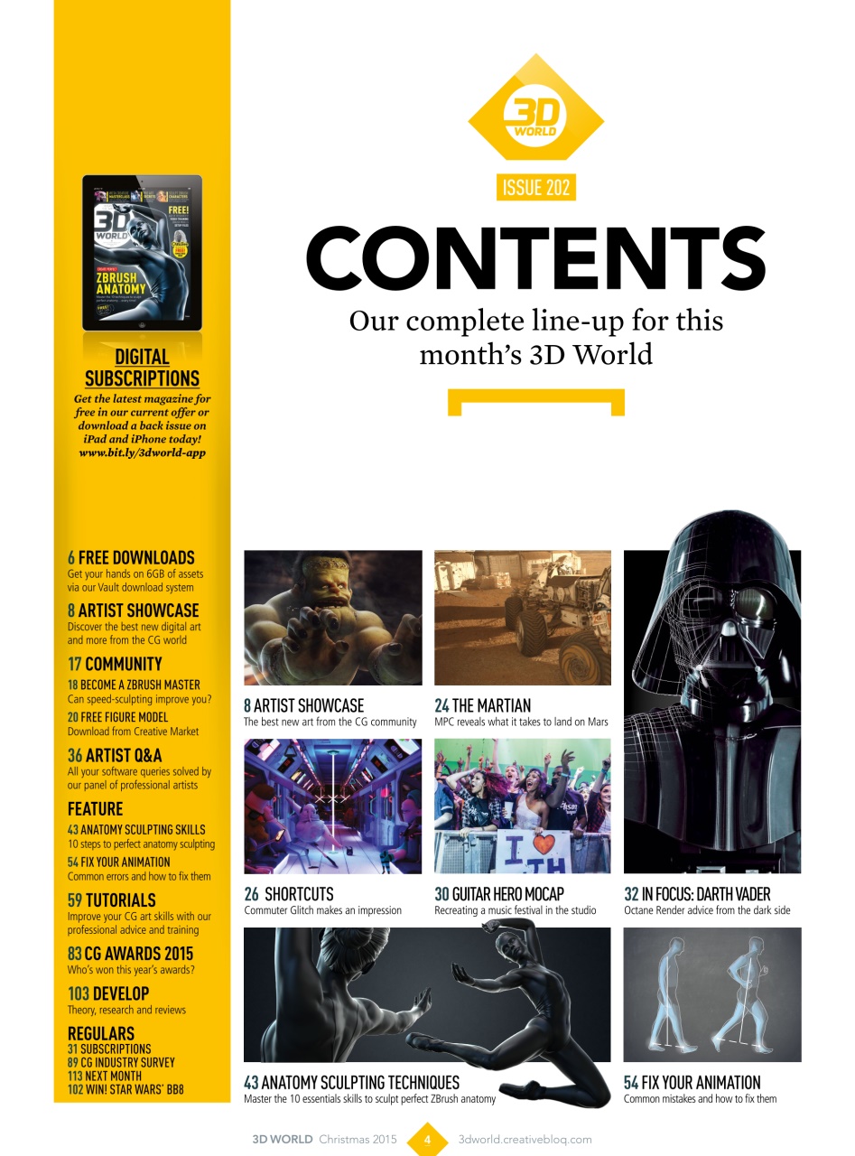 3D World Preview Pages