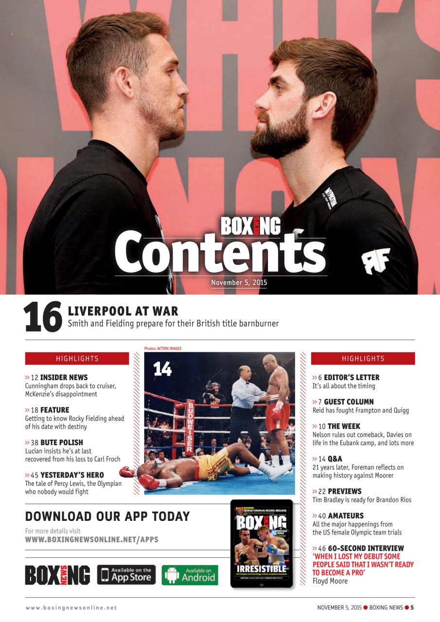 Boxing News Preview Pages