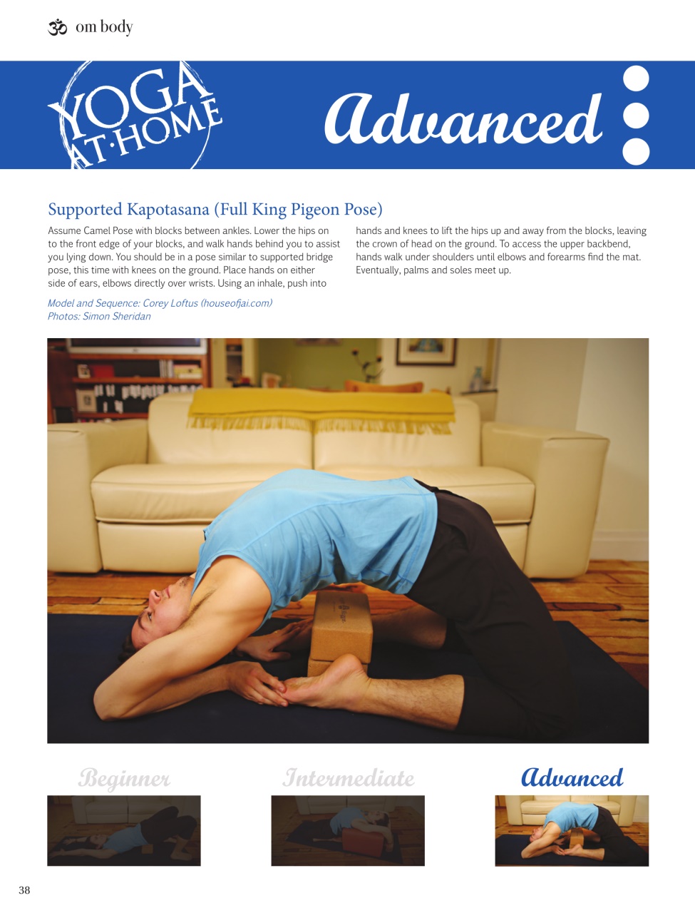 OM Yoga Magazine Preview Pages