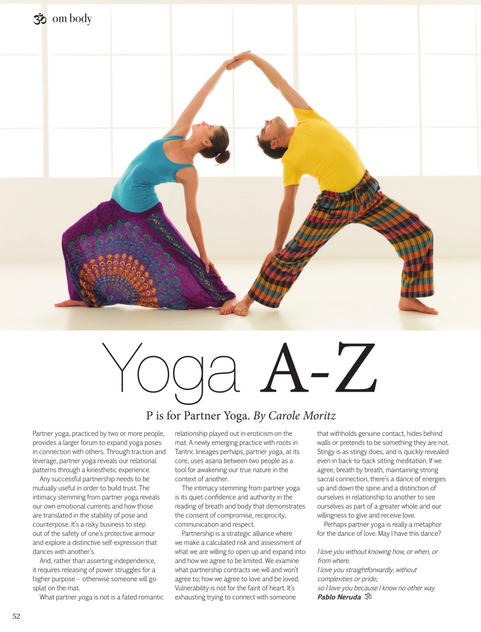 OM Yoga Magazine Preview Pages