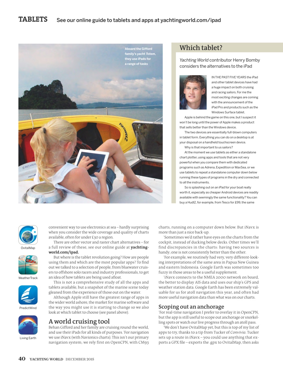 Yachting World Preview Pages